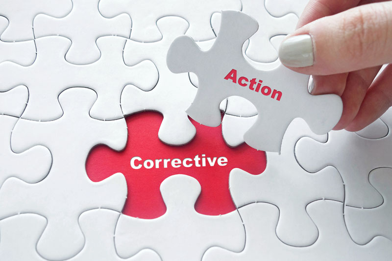 Metodyka realizacji korekcji oraz działań korygujących